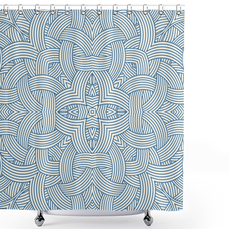 Personality  Ethnic Seamless Pattern Ornament Print Design Shower Curtains