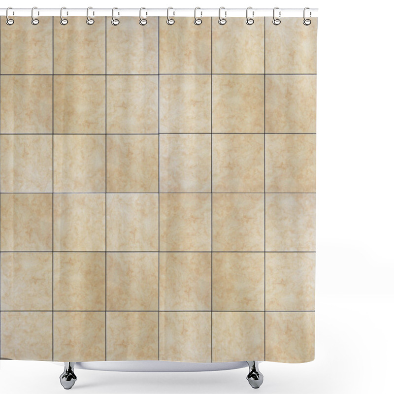 Personality  Ceramic Tile Shower Curtains