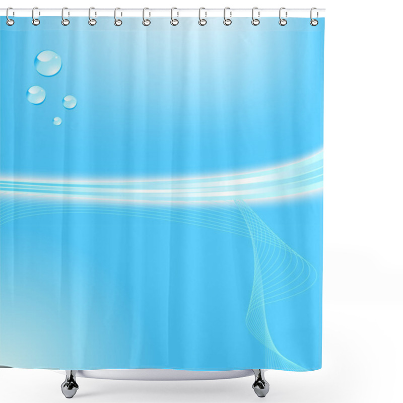 Personality  Sky Fire And Waterdrops Shower Curtains