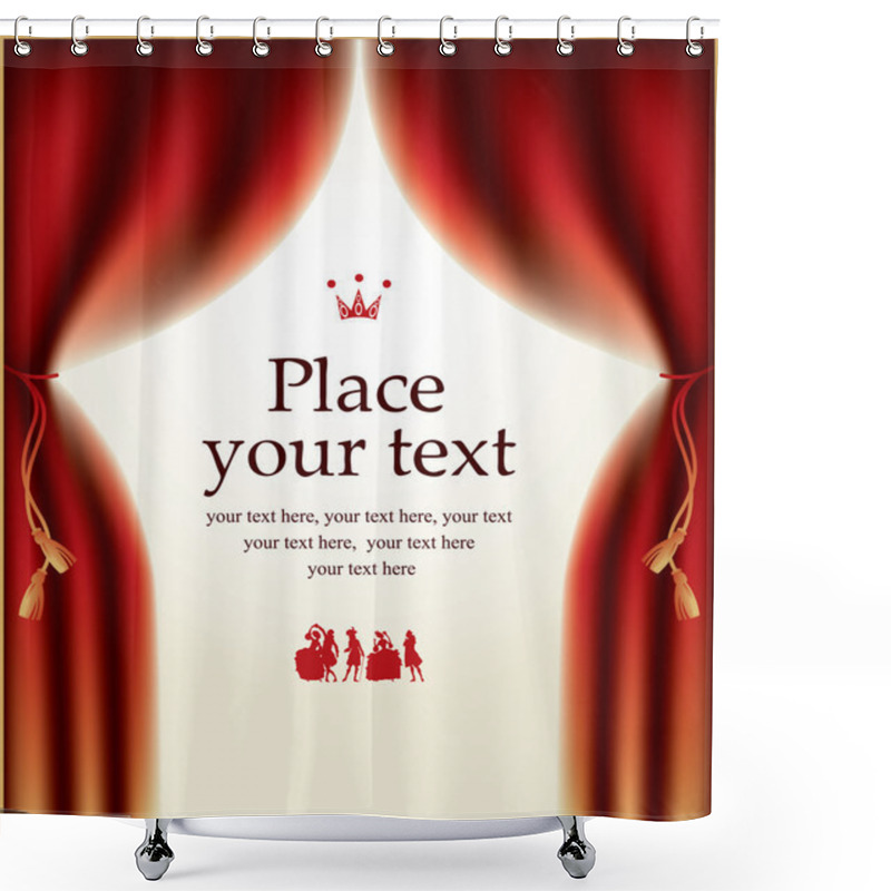 Personality  Theatrical Scenes Shower Curtains