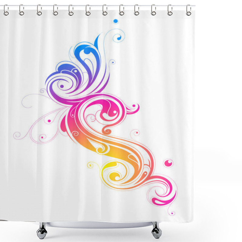 Personality  Artistic Shape Shower Curtains