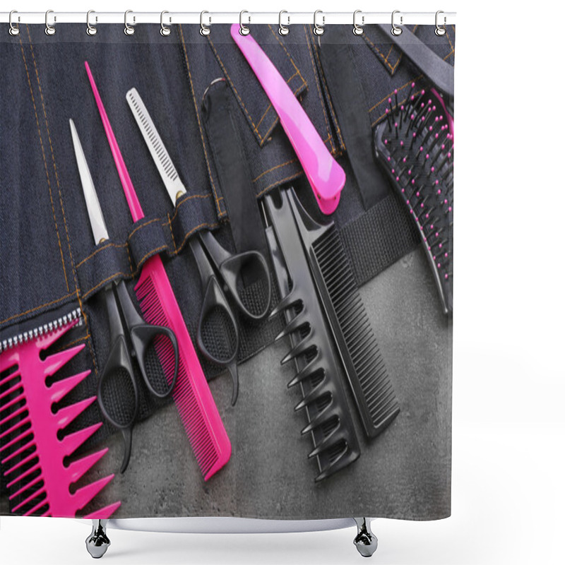 Personality  Professional Hairdressing Equipment  Shower Curtains