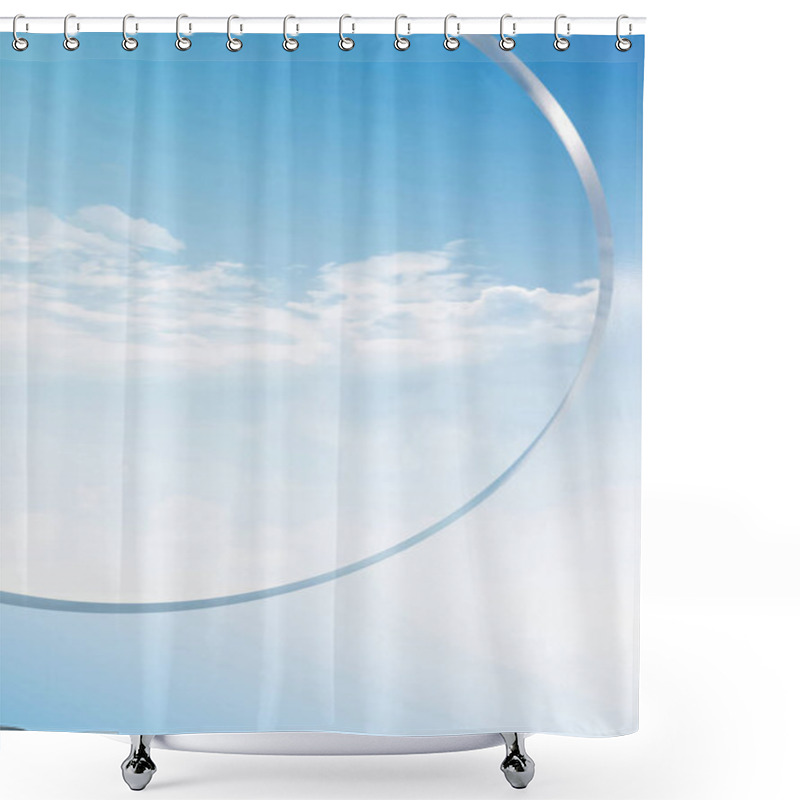 Personality  Water Surface, Under The Ocean, And Under The Lake Wallpaper For Product Presentation Displays  Shower Curtains