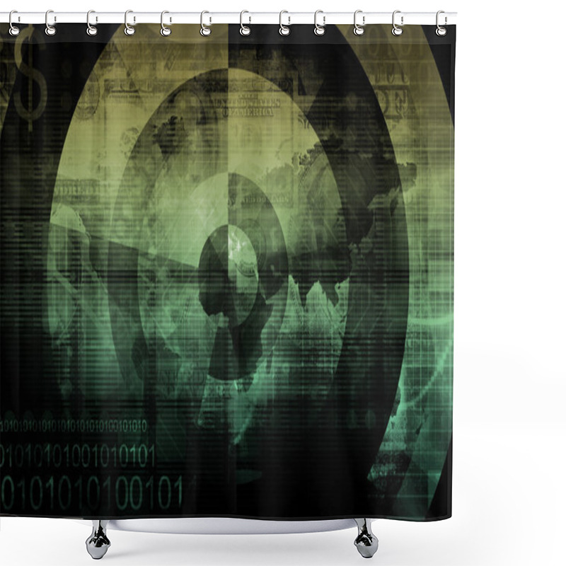 Personality  Information Technology Shower Curtains