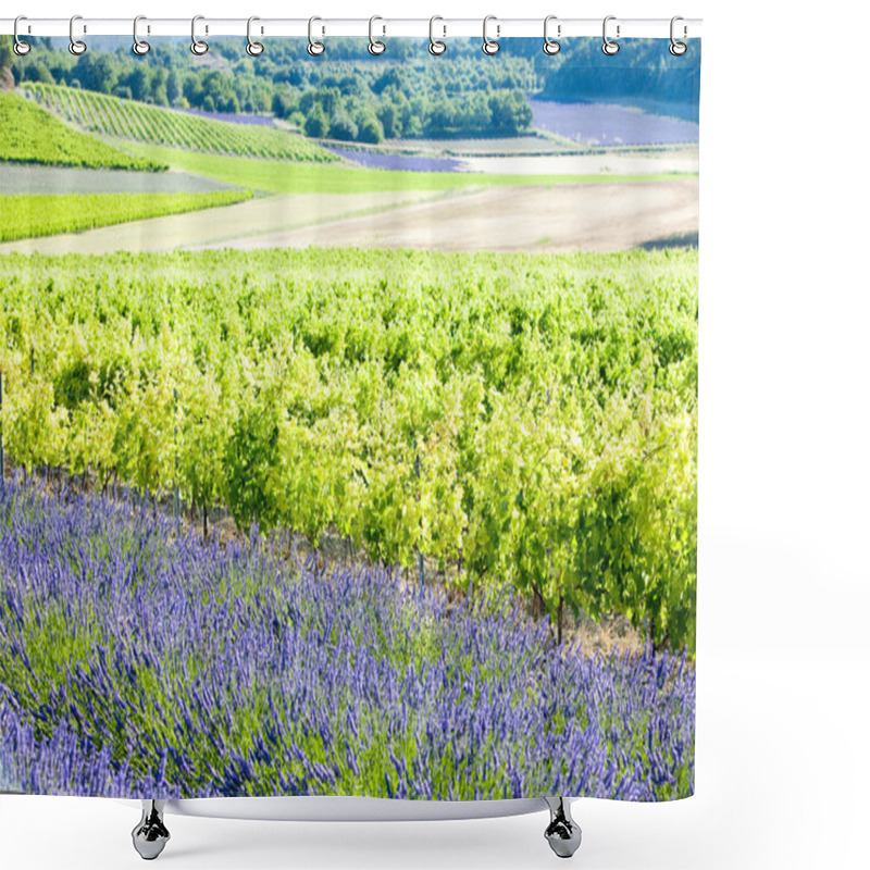 Personality  Lavender Field Shower Curtains