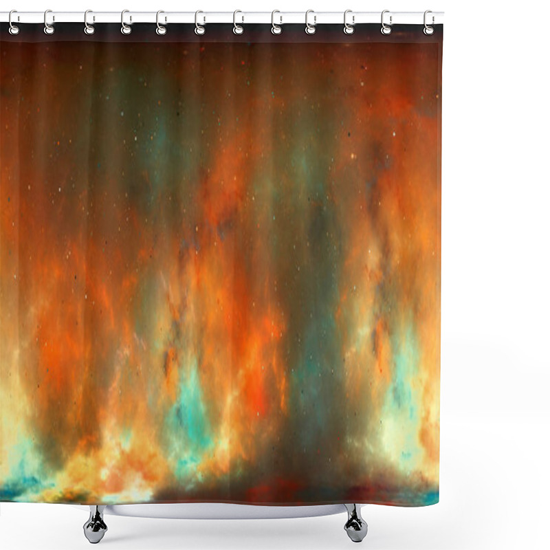 Personality  Nebula 360 Degrees VR Panorama Shower Curtains