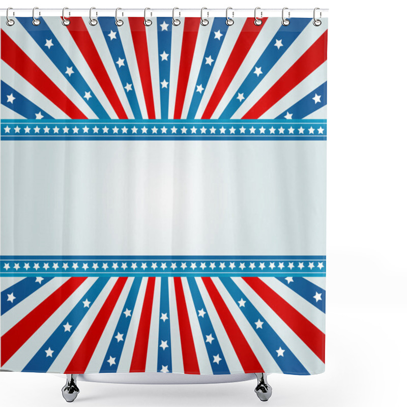 Personality  Star Spangled Banner Shower Curtains