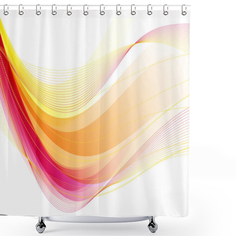 Personality  Abstract Light Pink Vector Background Shower Curtains