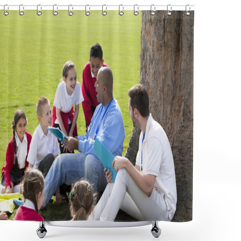 Personality  School Class Outdoors Shower Curtains