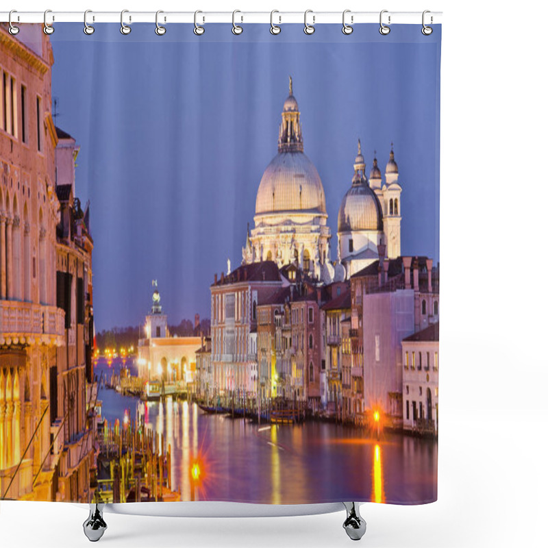 Personality  Grand Canal And Basilica Santa Maria Della Salute, Venice Shower Curtains