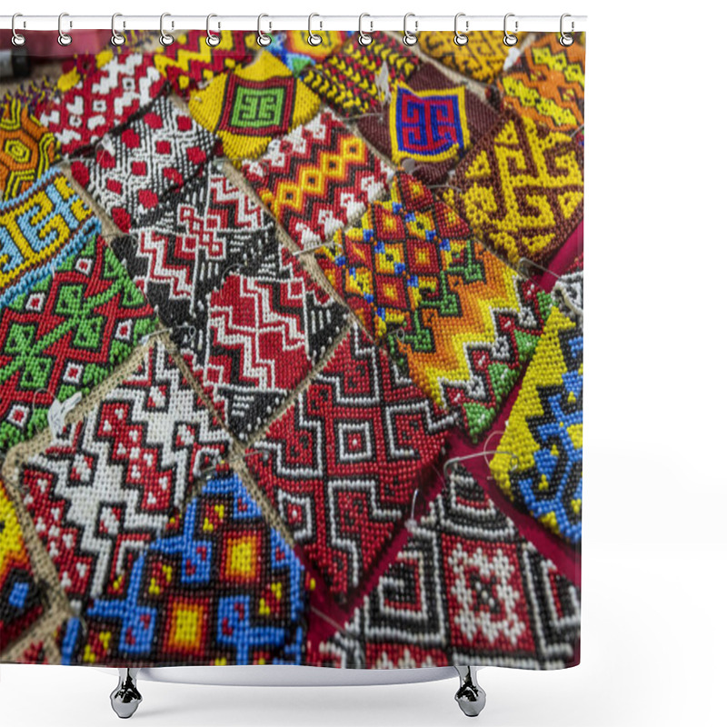 Personality  Traditional Indigenous Handicrafts From The Brazilian Amazon Shower Curtains