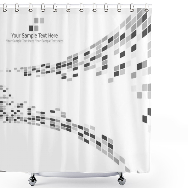 Personality  Checked Background Shower Curtains