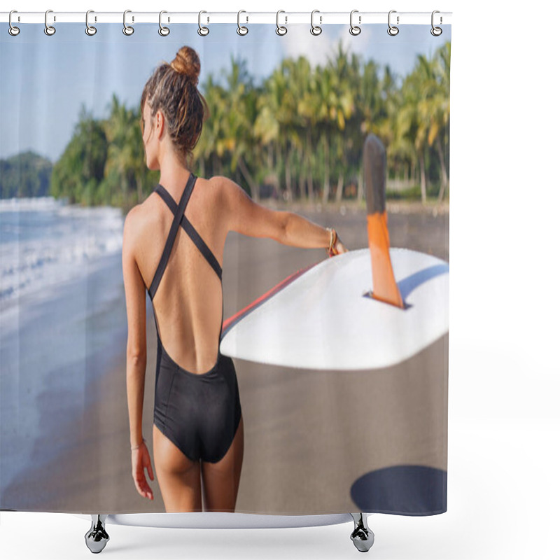 Personality  Back Shower Curtains