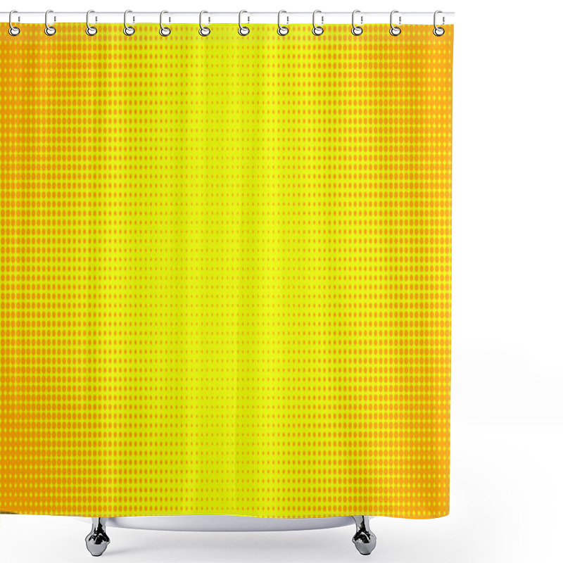 Personality  Light Effect. Gradient Background With Dots . Halftone Dots Design. Shower Curtains