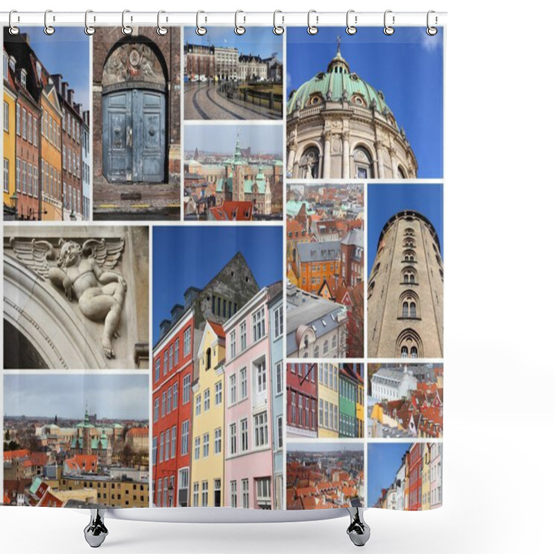 Personality  Denmark - Copenhagen Shower Curtains