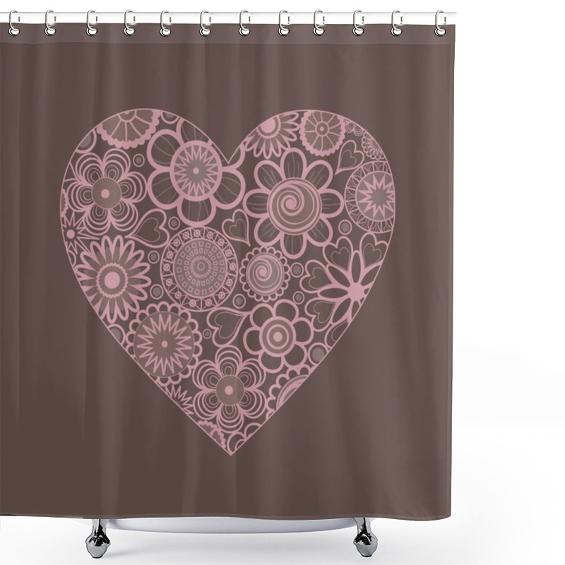 Personality  Valentine Heart Shower Curtains