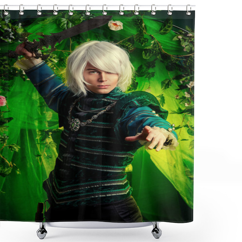 Personality  Anime Elf Hero Shower Curtains