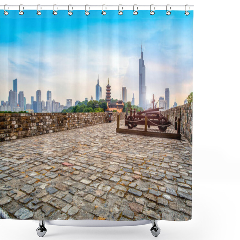 Personality  The Old Wall Of Nanjin Shower Curtains