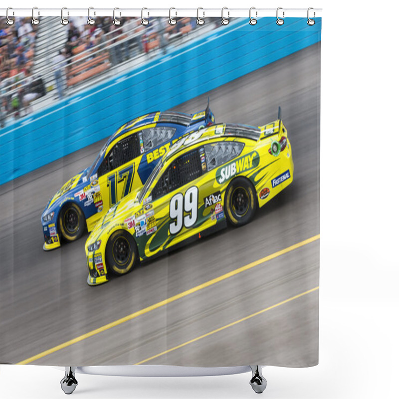 Personality  NASCAR 2013: Sprint Cup Series Subway Fresh Fit 500 MAR 03 Shower Curtains