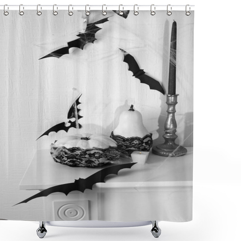 Personality  Halloween Composition Shower Curtains