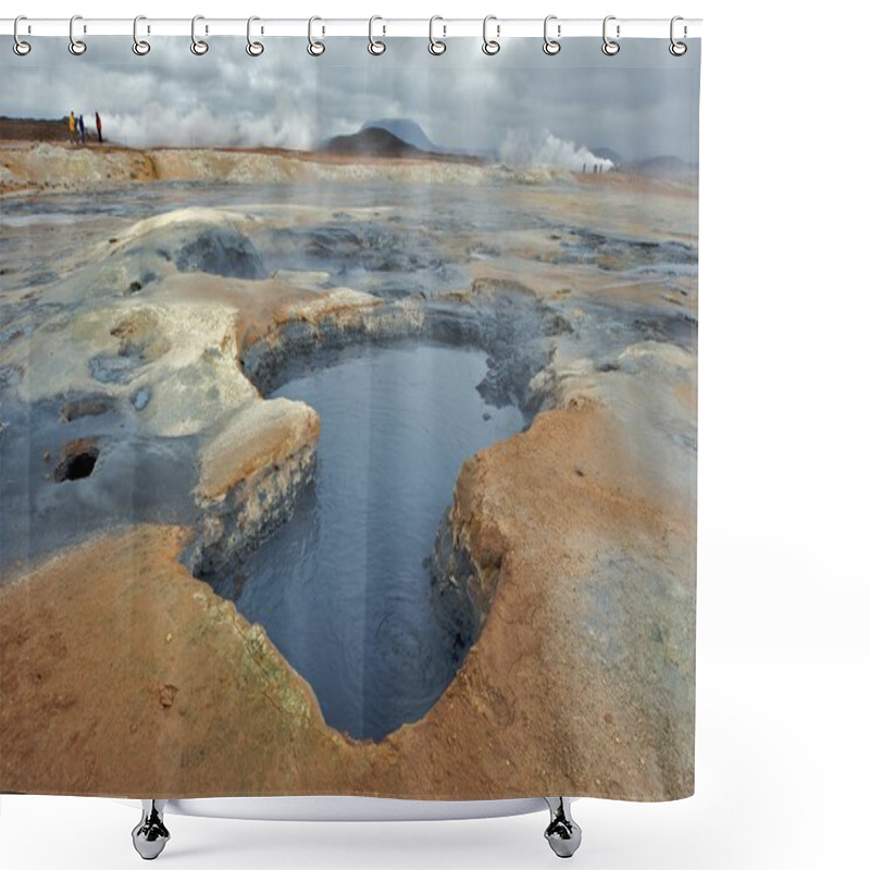 Personality  Iceland Geothermal Shower Curtains