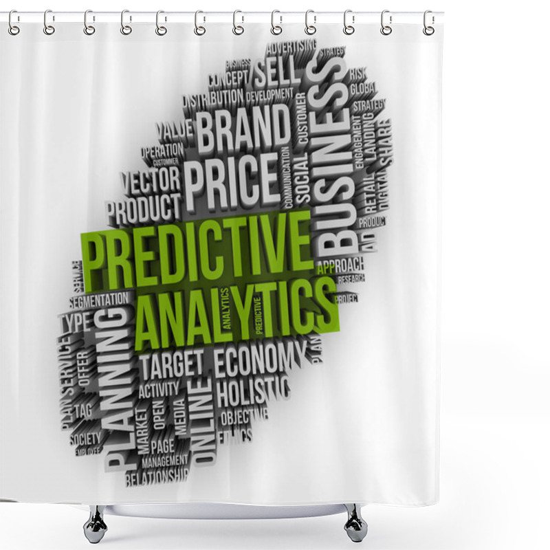 Personality  Predictive Analytics Text Shower Curtains