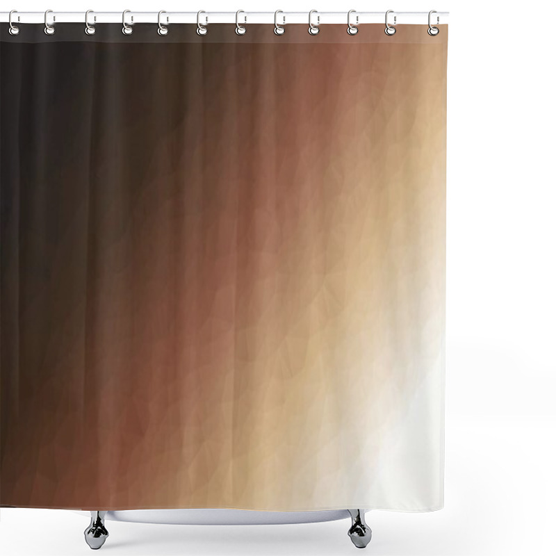 Personality  Abstract Geometric Background With Poly Pattern Shower Curtains