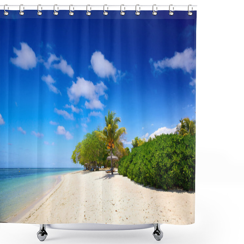 Personality  Tropical Sand Beach Shower Curtains