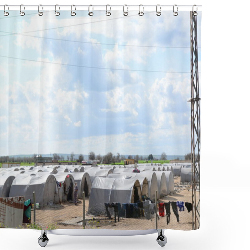 Personality  People In Refugee Camp Shower Curtains