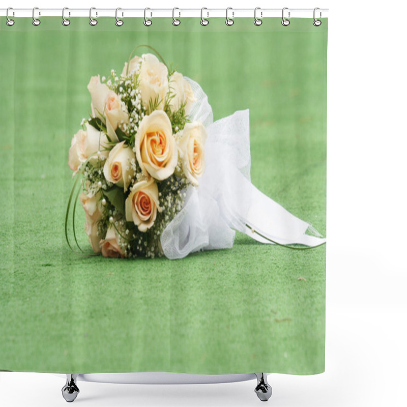 Personality  Bouquet Wedding Shower Curtains