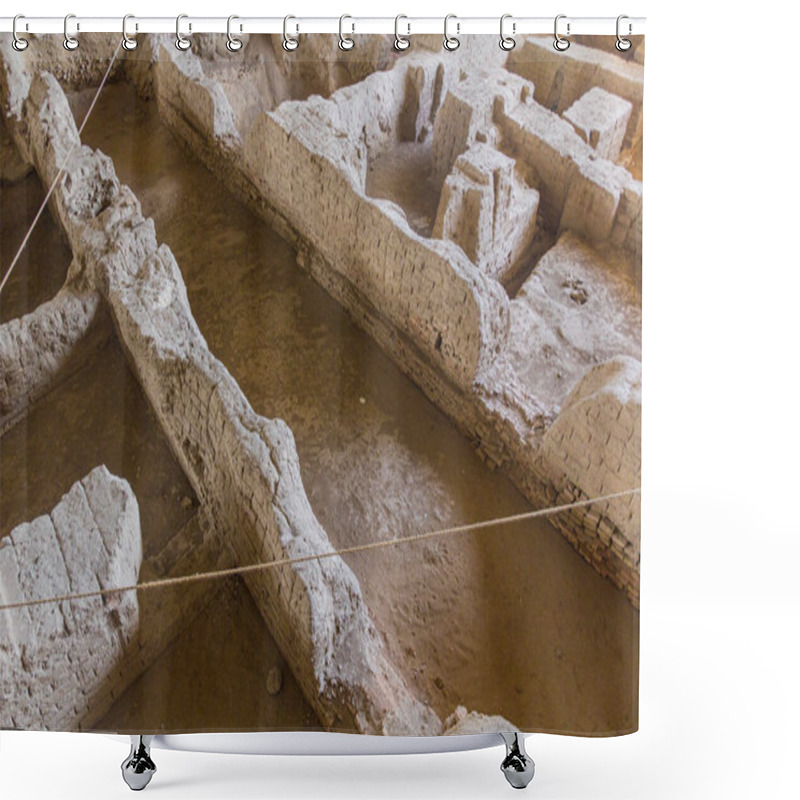 Personality  Ecbatana Ruins At Hegmataneh Hill In Hamadan, Iran Shower Curtains