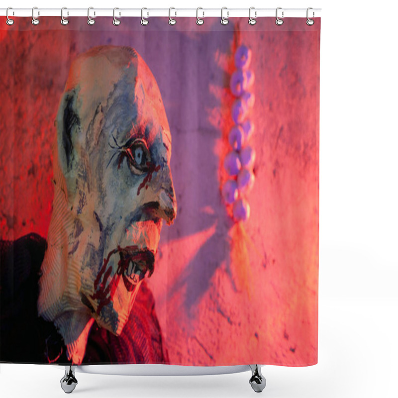 Personality  Mask Of Vampire Shower Curtains