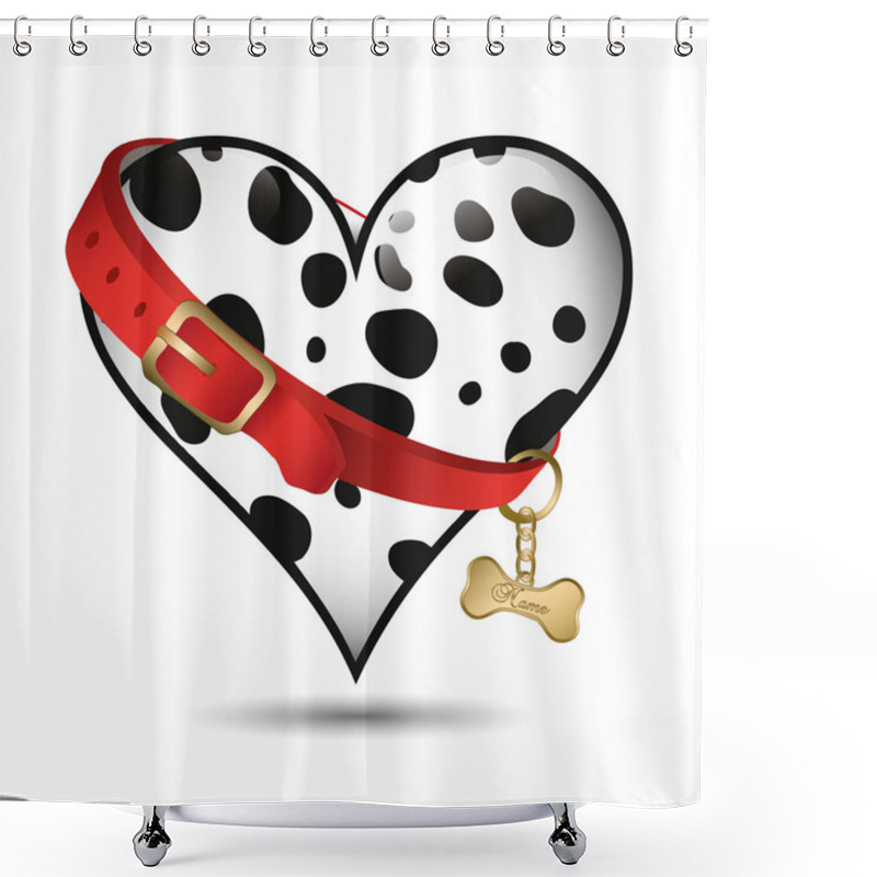 Personality  Dalmatian Pattern Shower Curtains