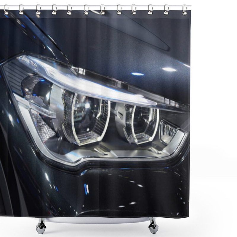 Personality  Beautiful Parts Of The New Car. Motorcycle Headlights, Headlights, Body Lights, Modern And Sporty Look.Interior Car Seat Shower Curtains