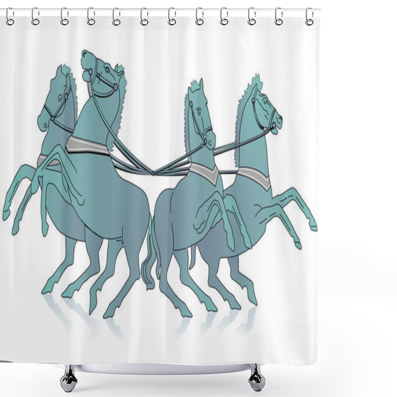 Personality  Quadriga Shower Curtains