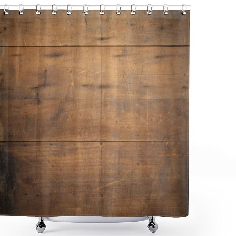 Personality  Grunge Wood Texture Shower Curtains