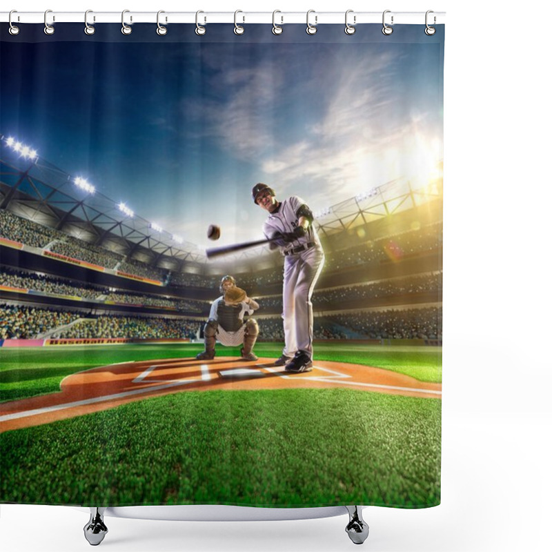 Personality  Professional Baseball Players On  Grand Arena Shower Curtains