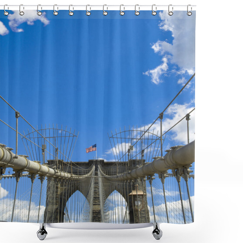 Personality  Brooklyn Bridge Shower Curtains