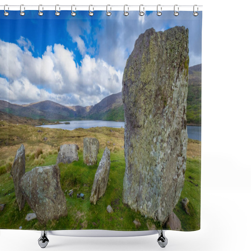 Personality  Uragh Stone Circle In Gleninchaquin Park, Co. Kerry, Ireland Shower Curtains