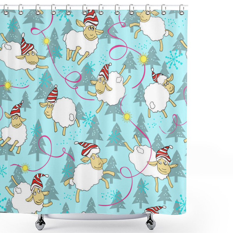 Personality  Vector, Seamless, Playful, Hand Drawn Pattern Suitable For Both Digital And Print Purposes, From Holiday Cards To Textile Designs. Optimize For Bright, Festive Designs That Girls And Boys Will Really Shower Curtains