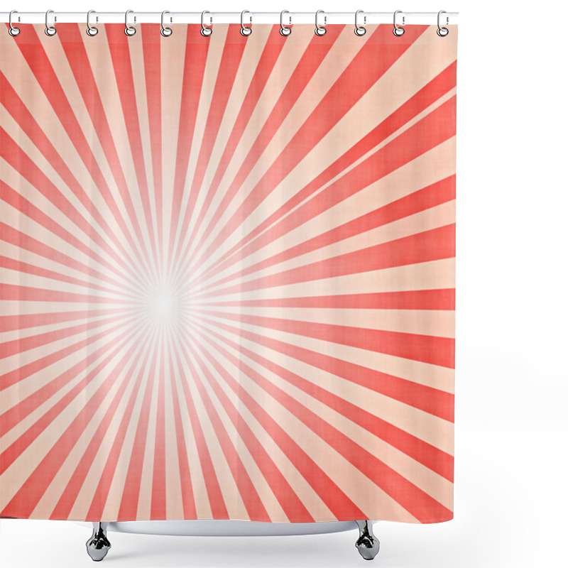 Personality  Pink Rays Background Shower Curtains