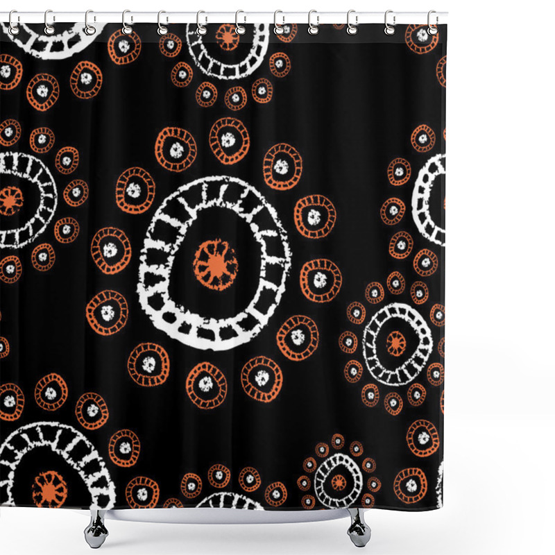 Personality  Ethnic Seamless Pattern Shower Curtains