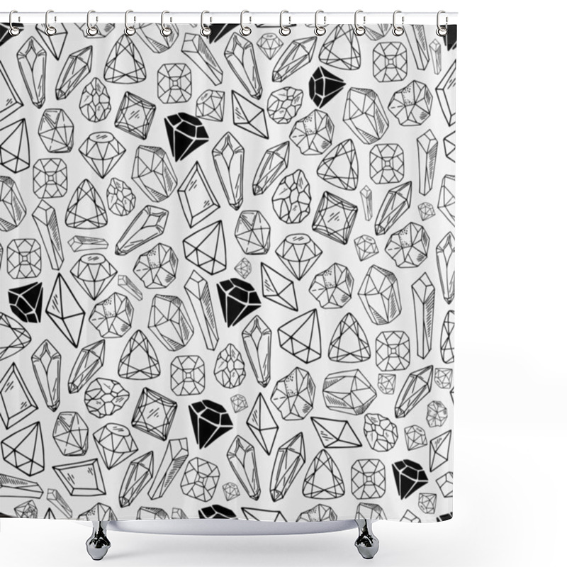 Personality  New Crystals Set Shower Curtains