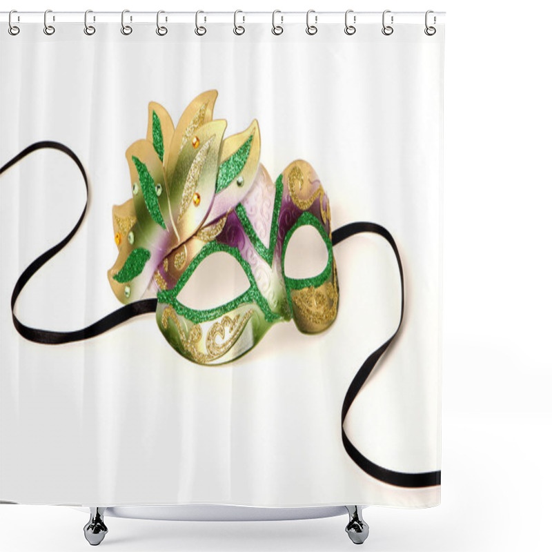 Personality  Mardi Gras Mask Shower Curtains