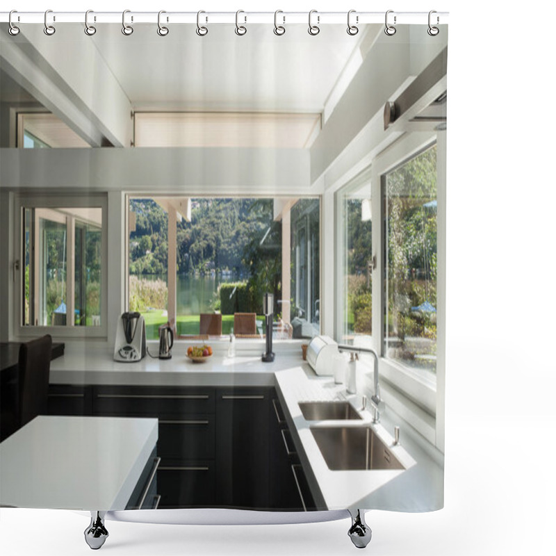 Personality  Modern Kitchen, Interior House Shower Curtains