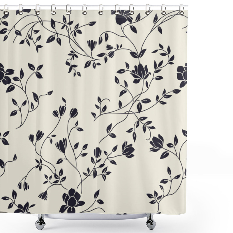 Personality  Beautiful Seamless Pattern Shower Curtains