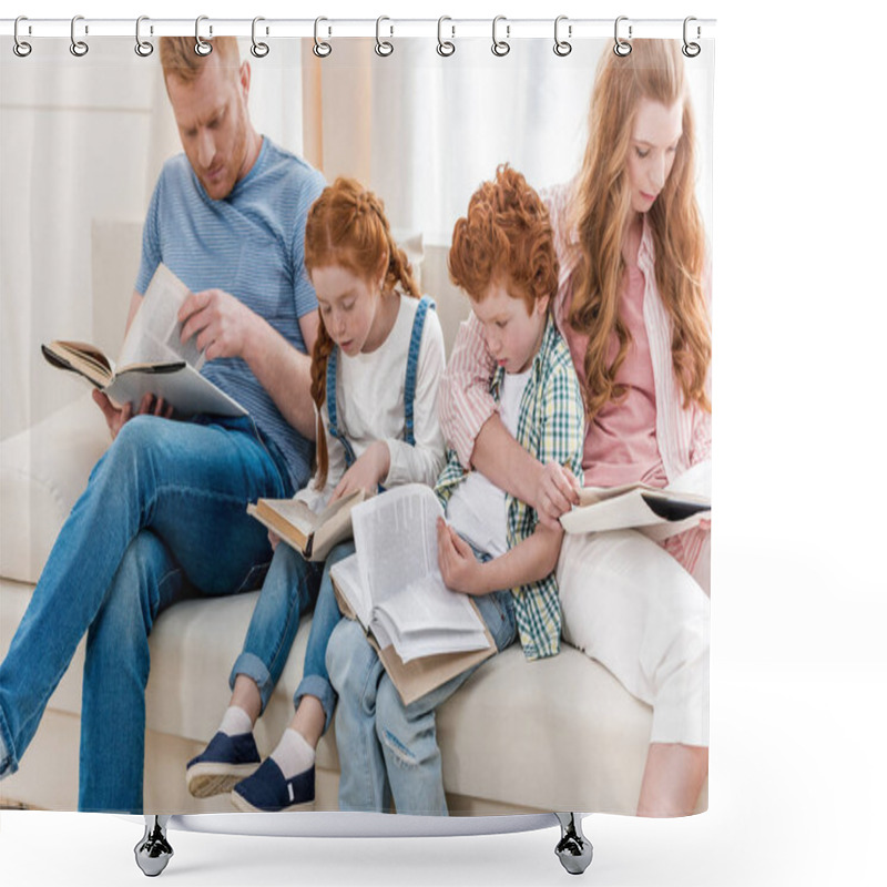 Personality  Family Reading Books  Shower Curtains