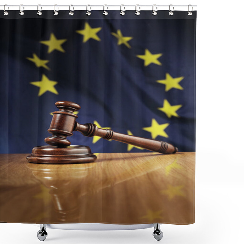 Personality  European Justice System Shower Curtains