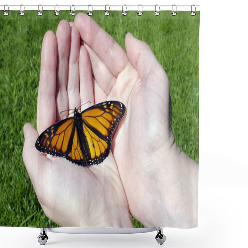 Personality  Monarch Butterfly Shower Curtains