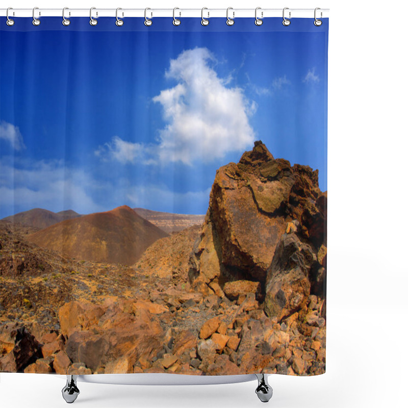 Personality  Canary Islands In Tenerife Teide National Park Shower Curtains